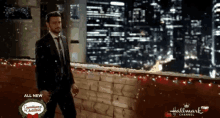 Tyler Hynes On The12th Date Of Christmas GIF - Tyler Hynes On The12th Date Of Christmas Cheers GIFs