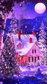 зима новогодняя елка GIF - зима новогодняя елка снег GIFs