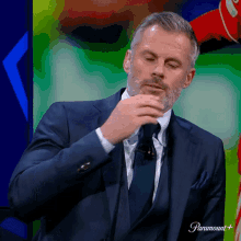 Thinking Jamie Carragher GIF - Thinking Jamie Carragher Champions League GIFs