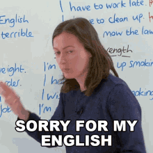 sorry for my english jade learn english with jade bad english bad grammar