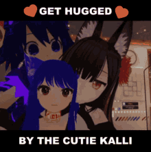Cutie Kalli Cutie Kallisata GIF - Cutie Kalli Cutie Kallisata Hug Kalli GIFs
