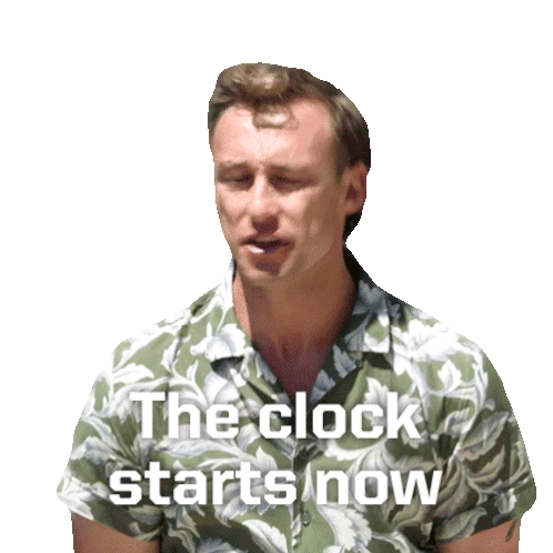 The Clock Starts Now Craig Mcmorris Sticker - The Clock Starts Now Craig Mcmorris Canadas Ultimate Challenge Stickers