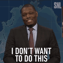 michael che saturday night live i dont wanna im not gonna do this im not gonna go through with this