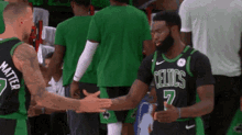 Boston Celtics Jaylen Brown GIF - Boston Celtics Jaylen Brown Daniel Theis GIFs