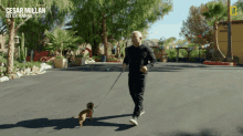 Walking Backwards Cesar Millan GIF - Walking Backwards Cesar Millan Cesar Millan Better Human Better Dog GIFs
