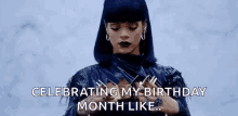 Rihanna November Baby GIF - Rihanna November Baby Crown GIFs