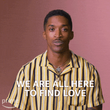We Are All Here To Find Love Jair Bernier GIF - We Are All Here To Find Love Jair Bernier Twin Love GIFs
