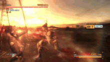 a video game screen shows a character named raiden fighting another character named sam