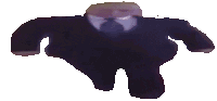 a person in a suit and tie is floating in the air