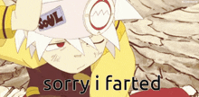 Soul Eater Soul Eater Evans GIF - Soul Eater Soul Eater Evans Sorry I Farted GIFs
