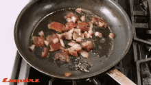 cooking bacon porchetta fry food