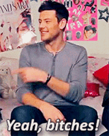 Glee Cory Monteith GIF - Glee Cory Monteith Handsome GIFs
