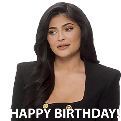 Happy Birthday Kylie Jenner Sticker - Happy Birthday Kylie Jenner On The Rise Stickers