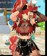 a screen shot of a video game with the number 3/4 on the bottom right
