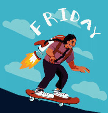 Friday Friday Feeling GIF - Friday Friday Feeling Rocket GIFs