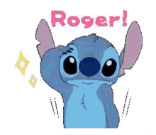 Stitch Roger GIF - Stitch Roger Salute GIFs