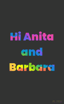 Hi Anita Barbara GIF - Hi Anita Barbara Name GIFs