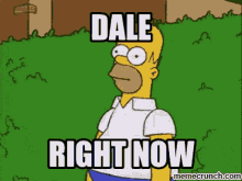Dale Right Now GIF - Dale Right Now Homer GIFs