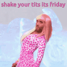 James Clarke Shake Your Tits Its Friday GIF