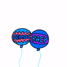 democracy is rising balloons balloons rising democracy election2020
