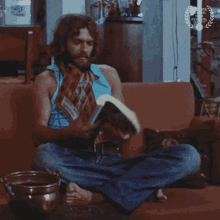 Reading Mike GIF - Reading Mike An American Hippie In Israel GIFs