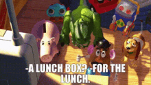 Toy Story A Lunch Box GIF - Toy Story A Lunch Box For The Lunch GIFs