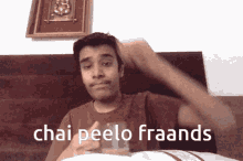 Udbhab Chai Peelo Fraands GIF - Udbhab Chai Peelo Fraands Hellofraandschaipeelo GIFs