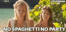 Francesca Cipriani No Spaghetti GIF - Francesca Cipriani No Spaghetti Isola Dei Famosi GIFs