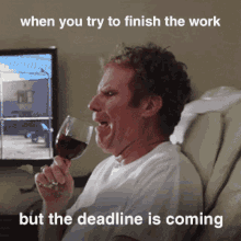 When You Try To Finish The Work The Deadline Is Coming GIF - When You Try To Finish The Work The Deadline Is Coming Wine GIFs