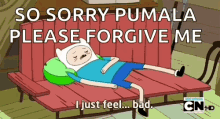 Finn Adventure Time GIF - Finn Adventure Time Feel Bad GIFs