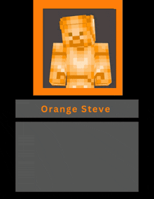Orange Steve The Steve Saga GIF