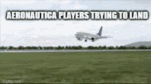 Aeronautica Landing GIF - Aeronautica Landing Aeronautica Players GIFs