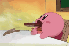 Kirby Eat GIF - Kirby Eat Vacuum GIFs