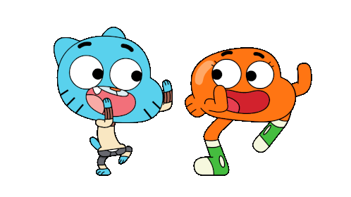 Gumball And Darwing Sticker - Gumball And Darwing Stickers