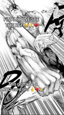 a black and white image of a man kicking another man .