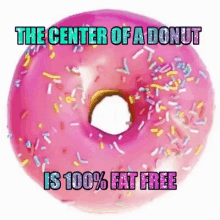 Donut Fat Free GIF - Donut Fat Free Center GIFs