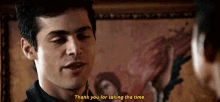 Malec Shadow Hunters GIF - Malec Shadow Hunters Thank You For Taking The Time GIFs
