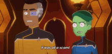 It Was All A Scam Ensign Rutherford GIF - It Was All A Scam Ensign Rutherford D Vana Tendi GIFs