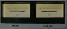 a device that says receive and transmit on the bottom