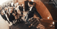 Falling Off Stairs Fall GIF - Falling Off Stairs Fall Tumble GIFs