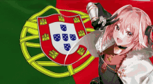 portugal femboy astolfo flag portugal flag