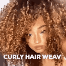 Curly Hair Weave Weave Hair GIF