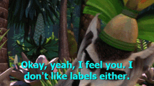 All Hail King Julien Okay Yeah I Feel You GIF - All Hail King Julien Okay Yeah I Feel You I Dont Like Labels Either GIFs