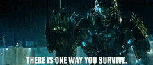 Transformers Lockdown GIF - Transformers Lockdown There Is One Way You Survive GIFs