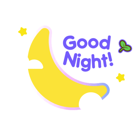 Tiny Buds Good Night Sticker - Tiny Buds Good Night Stickers