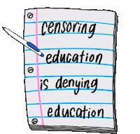 Education Misinfo Sticker - Education Misinfo Book Bans Stickers