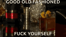 old fashioned fashion fuck yourself