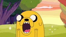 Adventure Time Jake GIF - Adventure Time Jake Woah GIFs
