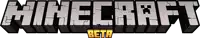 a logo for minecraft beta is shown on a clear background