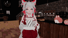 vr chat felky nervous maid caf%C3%A9